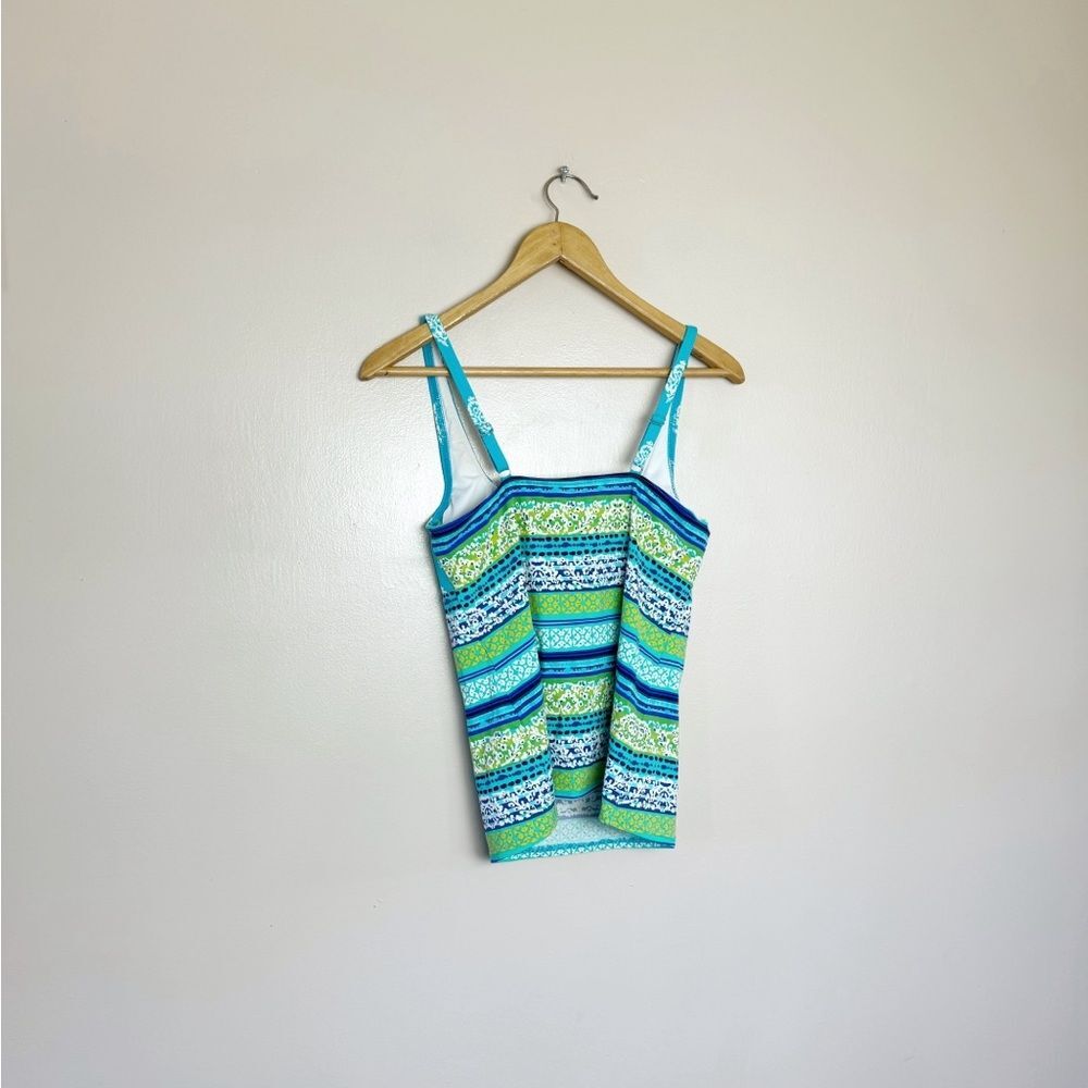 CLEARANCE! Lands’ End Bright Patterned Two-Piece Swimsuit Size 8 EUC - Picture 4 of 8